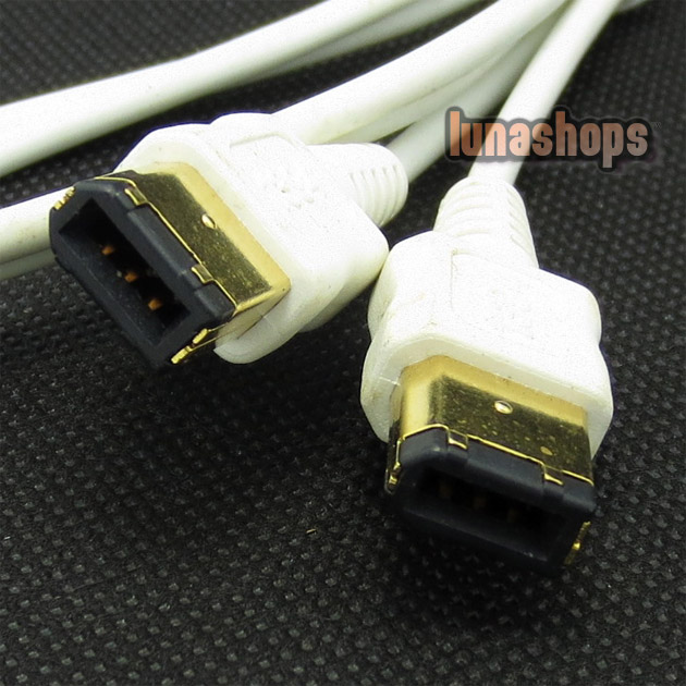 Original Audio-technica Firewire IEEE 1394 6 Pin Male to Male M/M Cable Cord