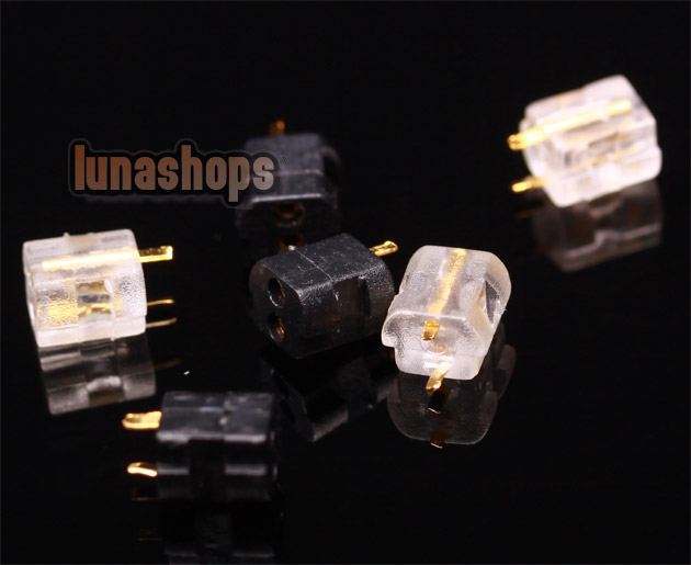 Female Port Socket 0.75mm Earphone Pins Plug For DIY Shure se535 Se846 Cable