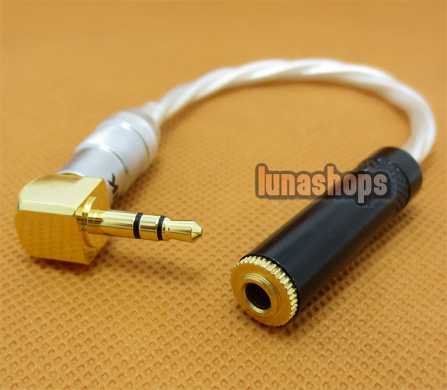 Acorlink 3.5mm L Shape 90 Degree Male To Female Earphone Port Protector Adapter Cable