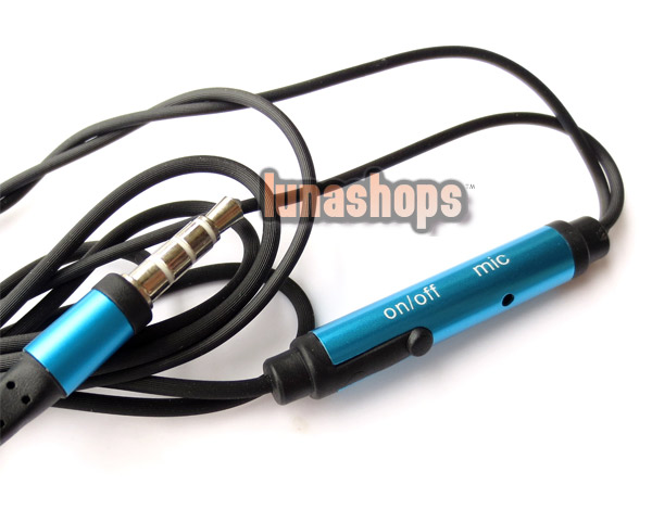 Earphone Headset With Remote Mic for iPhone 3GS 4G 4S Ipod Touch Nano Class  