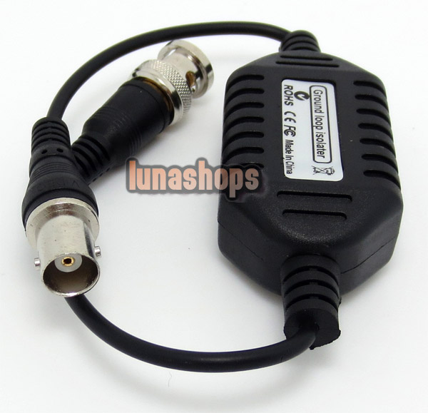 BNC Male to Female Coaxial Video Ground Loop Adapter Balun Isolator