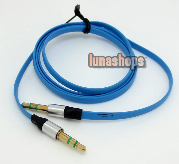 8 Color for choosing 3.5mm male to Male Audio Cable 100cm long Flat Version JD9