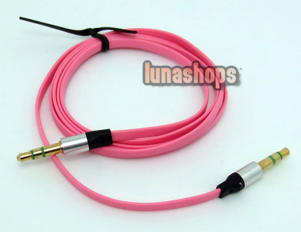 8 Color for choosing 3.5mm male to Male Audio Cable 100cm long Flat Version JD9
