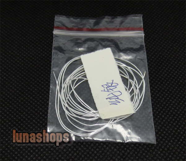 100cm 100% Pure Silver Signal   Wire Cable Dia 0.4mm For DIY Outside