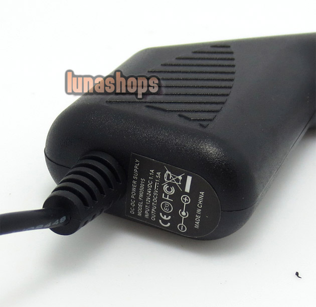 Power Car Charger Adapter For Huachuang e road navigation 5V1.5A 5P 