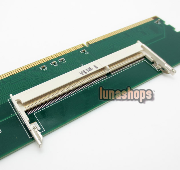 Laptop Notebook Memory Card To Desktop  DDR3 1.5V Converter Adapter