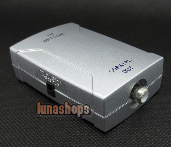 Hot Coaxial ( RCA ) to Optical Toslink Digital Audio Converter Adapter
