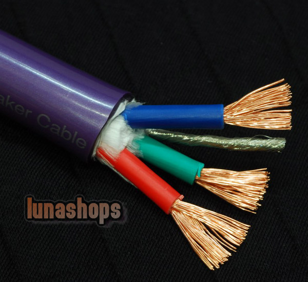 1m prism bi-wire speaker cable by tara labs.inc SA-OF8N Copper