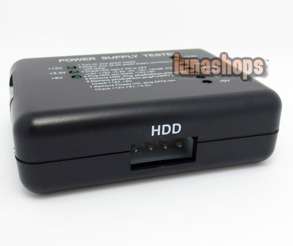 PC Power Supply Tester 20/24 Pin PSU ATX SATA HDD
