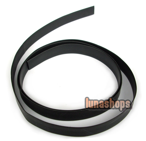 100cm Diameter 8mm Heat Shrink Tubing Tube Sleeve Sleeving For DIY earphone cable black
