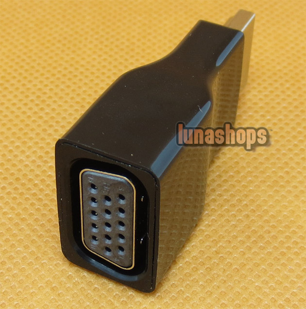 HDMI Male to VGA Female Adapter Converter With Chip Inside for HDTV DVD