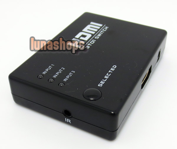 3 Port HDMI Switcher Switch Splitter Hub Full HD 1080P