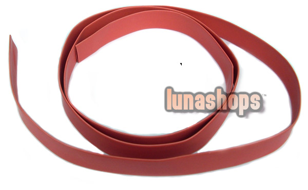 100cm Diameter 8mm Heat Shrink Tubing Tube Sleeve Sleeving For DIY earphone cable Red
