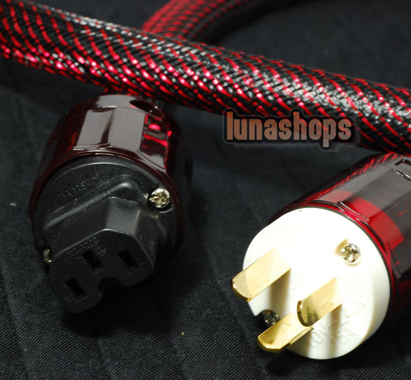 Custom Handmade hitachi Power cable For Tube amplifier CD Player Hit-888 1.5m