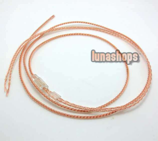 1.2m semifinished Handmade Cable For Shure se535 se846 ue900 Fitear earphone OFC 8N 