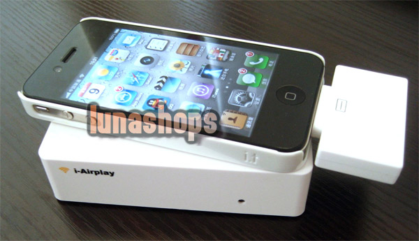 I-Airplay Wireless Wifi Digital AV RCA HDMI Transmitter Box Adapter For Ipad Iphone 4s 5