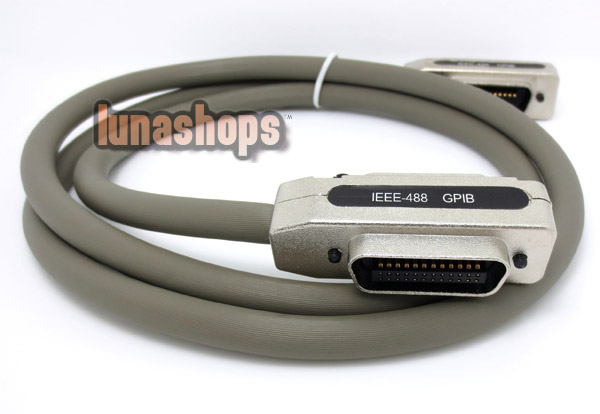 1m 3Ft Adapter for IEEE-488 GPIB Cable Metal Connector