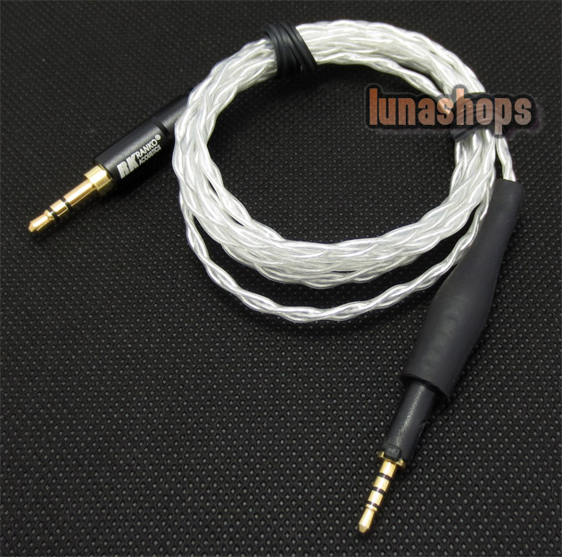 Silver Plated Headset Earphone OFC upgrade cable For AKG K450 K480 Q460 replace