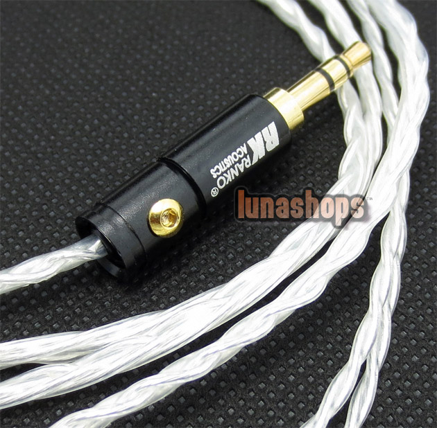 Silver Plated Cable For Shure Se425 se535 se846 ue900 earphone headset