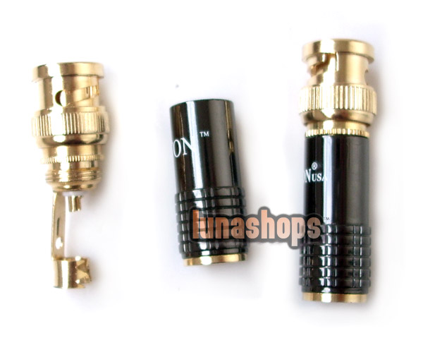 1pcs LITON BNC LT-566 Male Plug Golden Plated solder type Adapter For DIY CCTV