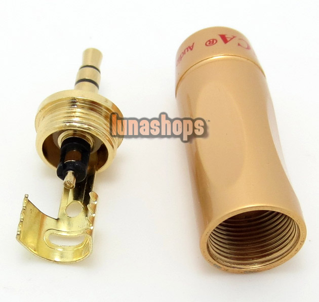 MCA Audio Plug Audio Connector 3.5mm male adapter For DIY Solder