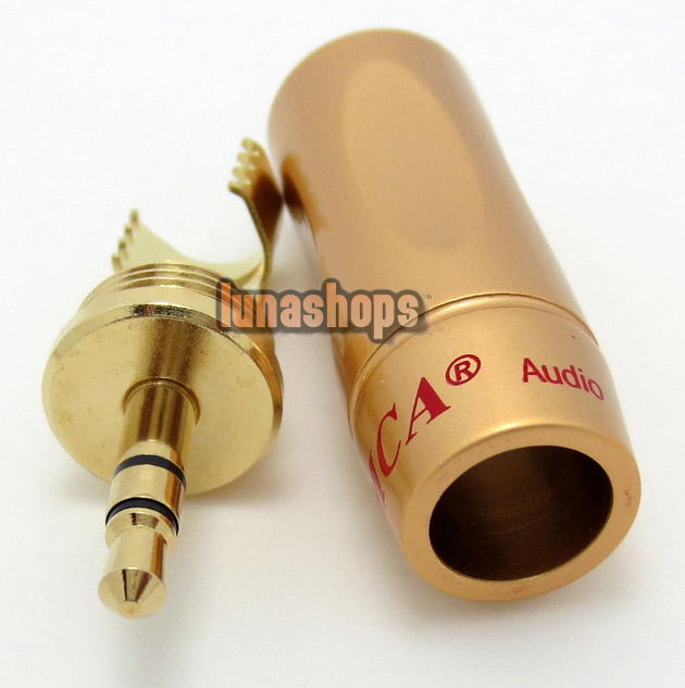 MCA Audio Plug Audio Connector 3.5mm male adapter For DIY Solder