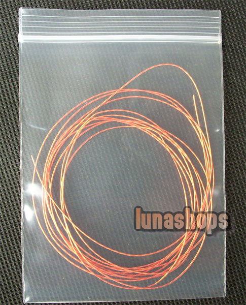 200cm Deluxe Goddess Silver Plated OCC Signal   Wire Cable Dia:0.4mm For DIY Hifi 