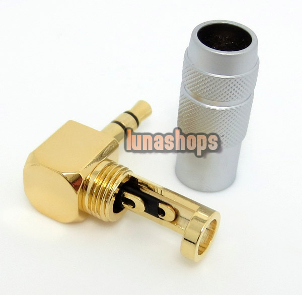 In bulk OEM Oyaide L Shape mini plug 3.5mm P-3.5 G Male stereo phono Adapter