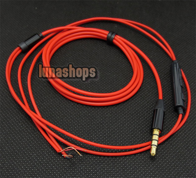 Repair updated Cable with Mic Volume Remote for iPhone Diy earphone Headset etc.