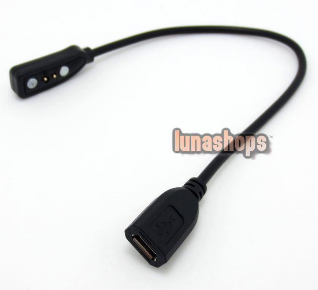 Micro USB Female Charge Cable Charger Adapter for Pebble Smart Watch Wristwatch