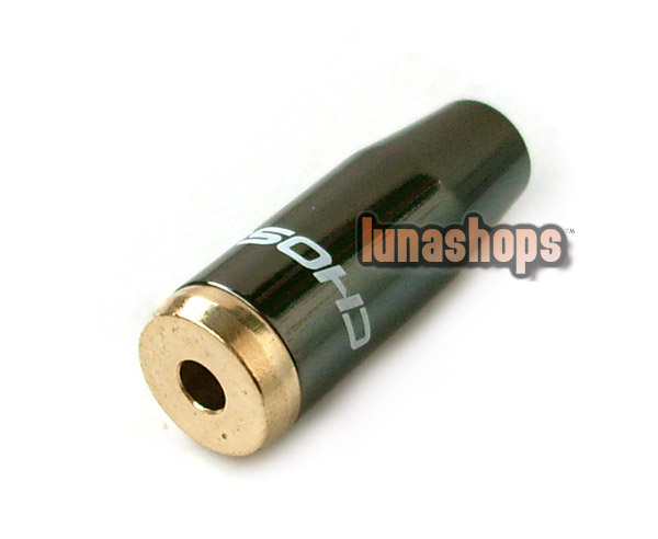 1PCS 24K Gold-Plated 3.5mm Female Choseal Plugs Adapter