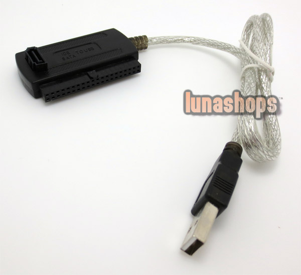 USB 2.0 to SATA IDE 2.5 3.5 Hard Drive Adapter Converter Cable Kits Set