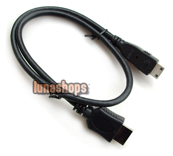 50cm Universal Mini HDMI to HDMI Digital Video Cable for Sony Camera 1080P etc.