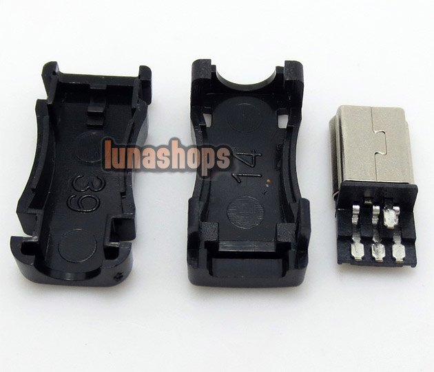 1pcs Mini USB USB-2.0B Soldering Adapter Plug For Diy Custom Handmade LGZ-A03