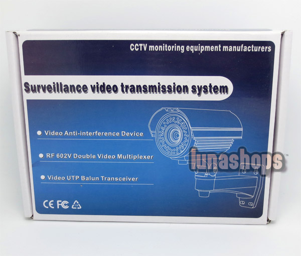 CCTV Security camera Long Distance Range BNC Video Amplifier anti-interference Blue version