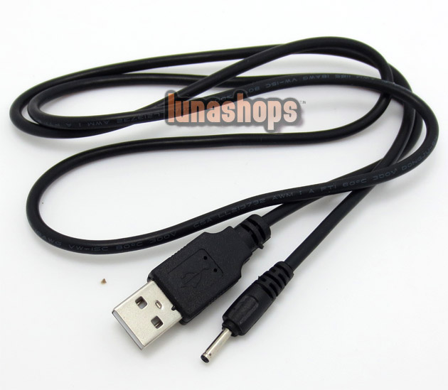 USB Charging Cable to 2.5x0.7 mm DC Plug Connector 