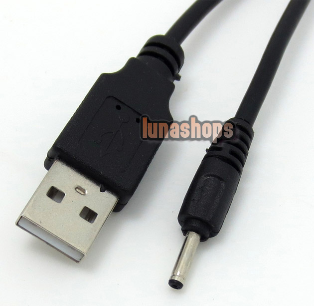 USB Charging Cable to 2.5x0.7 mm DC Plug Connector 