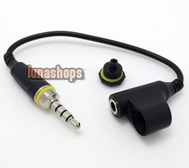 3.5mm 4 pole Cable Adapter For Samsung Galaxy S4 S3 i9300 i9500 Lifeproof Case Cover 