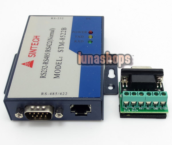 Sintechi stm-8522B External-powered RS-232 to RS-485/422 Converter Surging protetion