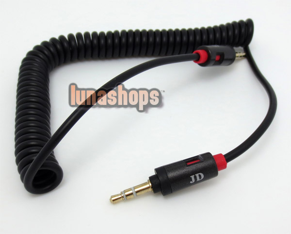4 Color for choosing 3.5mm male to Male Audio Cable MAX 200cm long Spring Version JD11