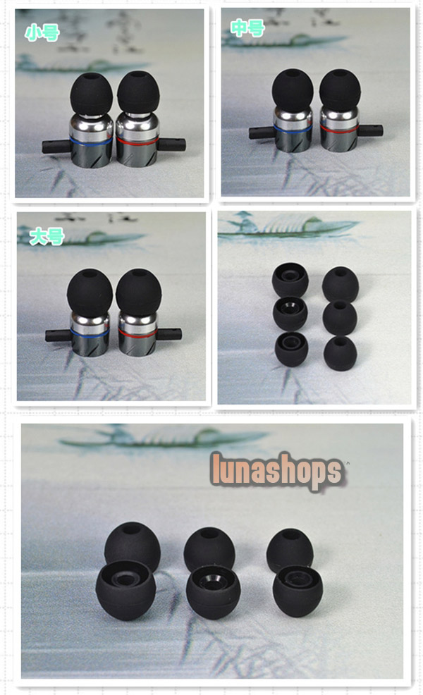 Replacement Comply Foam Tips Earcaps Earbuds tips for Monster in ear earphone