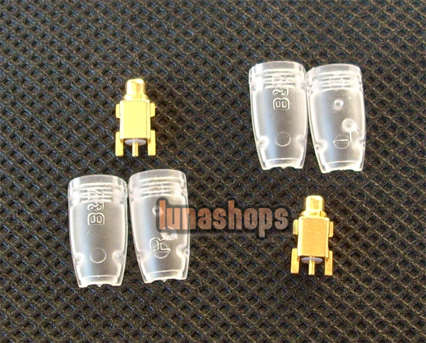 Diy Parts for Shure SE535 SE425 SE315 SE215 Earphone Pins + Cover Transparence Kits