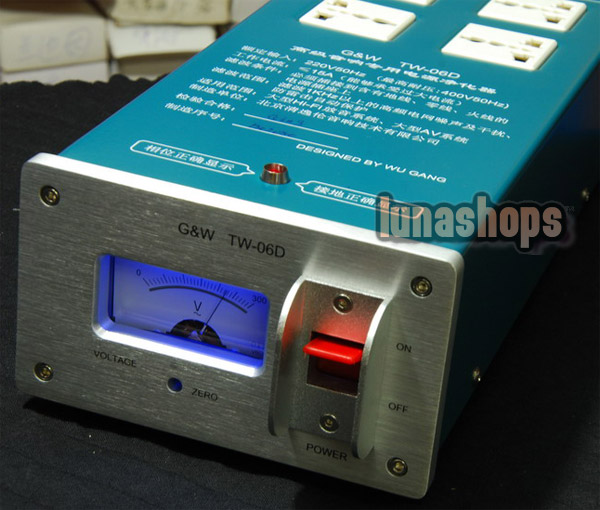 G&W TW-06D Power Adpater Filter For Hifi Speaker 400v/50Hz 15A AC220v Input