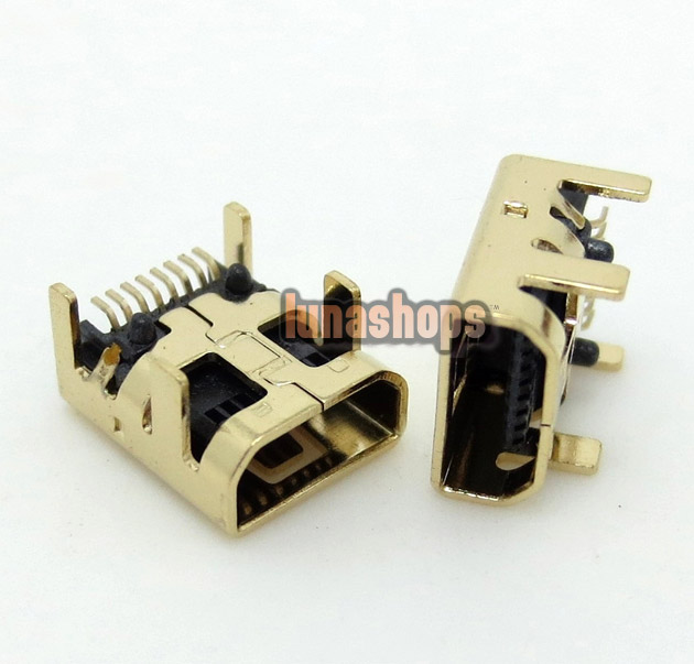 U021 Repair Parts Mini USB Data charger port Adapter For Lenovo 8 pins
