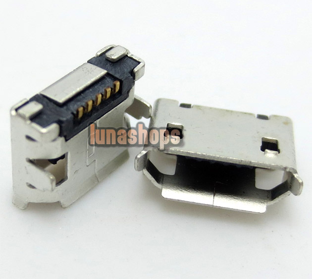 U038 Repair Parts Micro USB Data charger port Adapter For Android Tablet HTC Phone 5pin 7.2mm