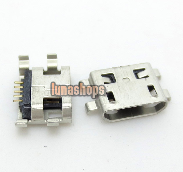 U090 Repair Parts Micro USB Data charger port Adapter For Tablet Mobile 5pins 0.8mm