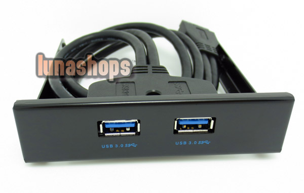 USB 3.0 HUB Front pannel 2 ports Built-in 4-pin power connector