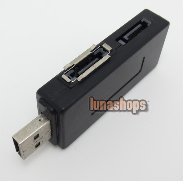 USB 2.0 to Serial ATA eSATA SATA Bridge Adapter