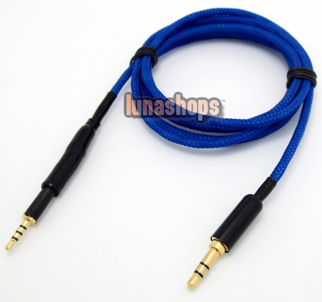 1.35cm Earphone OFC 8N +Shockproof net upgrade cable For AKG K450 K480 Q460 replace