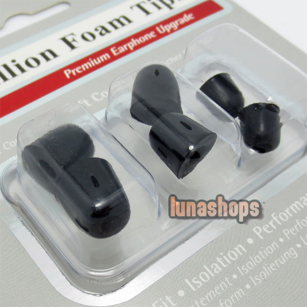 Premium Earphone Upgade X-Trillion Foam Tips For Sony Xba-30 Xba-40 NC033 NC020 etc.